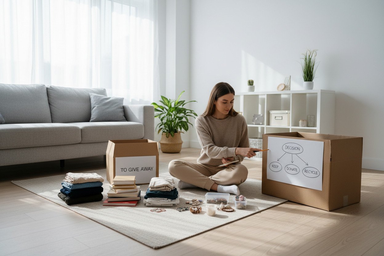 Decluttering — jak zacząć porządkowanie bez efektu natychmiastowego powrotu bałaganu