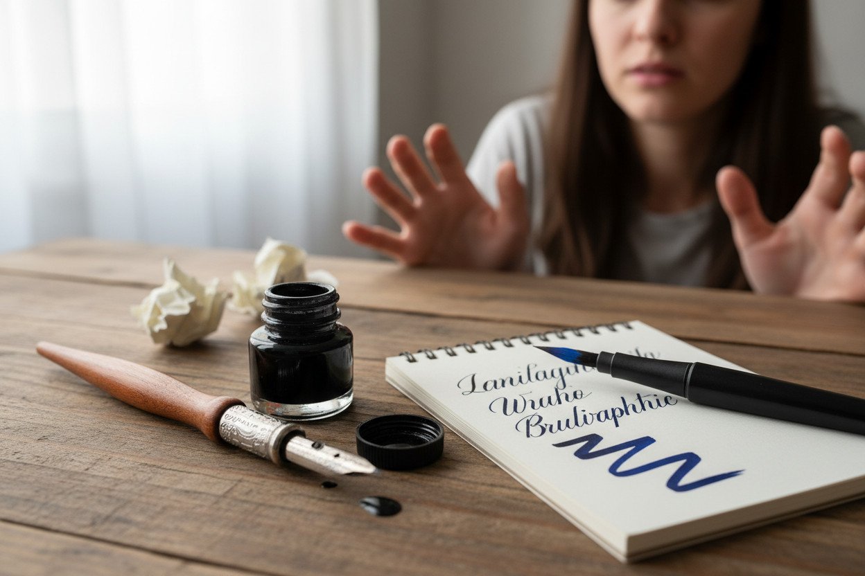 Kaligrafia pióro czy brush pen — jak wybrać pierwsze narzędzie