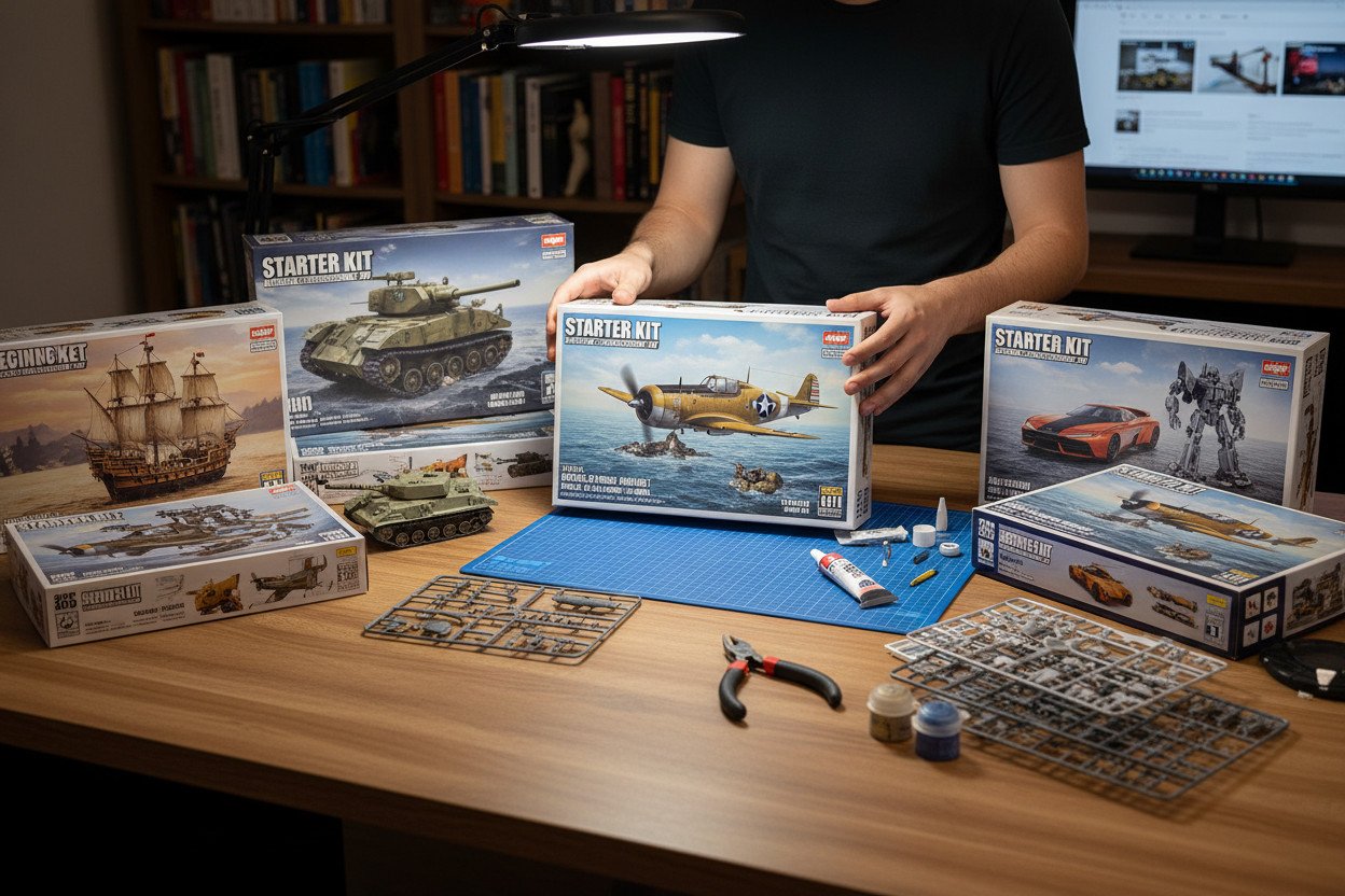 Modele plastikowe — jak wybrać pierwszy zestaw do sklejania